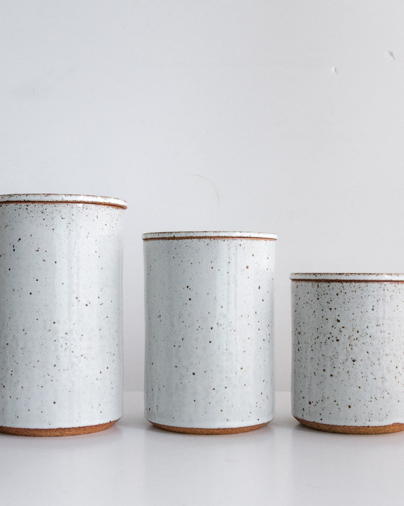 Victoria Morris Lidded Stoneware Canisters